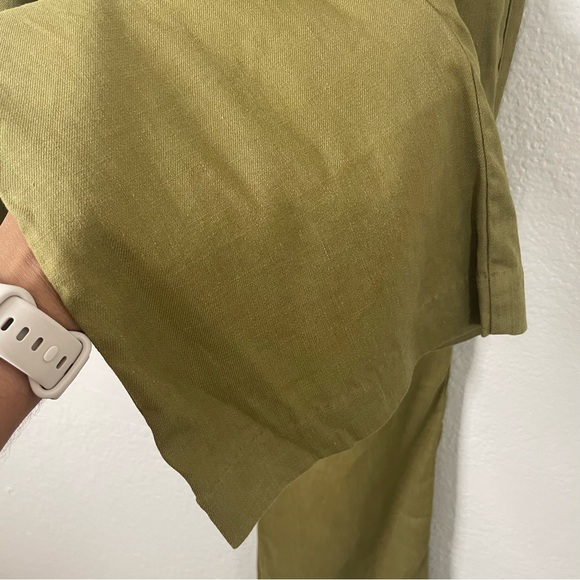 CABI Linen Trouser | Green | Size 2 - Picture 6 of 11